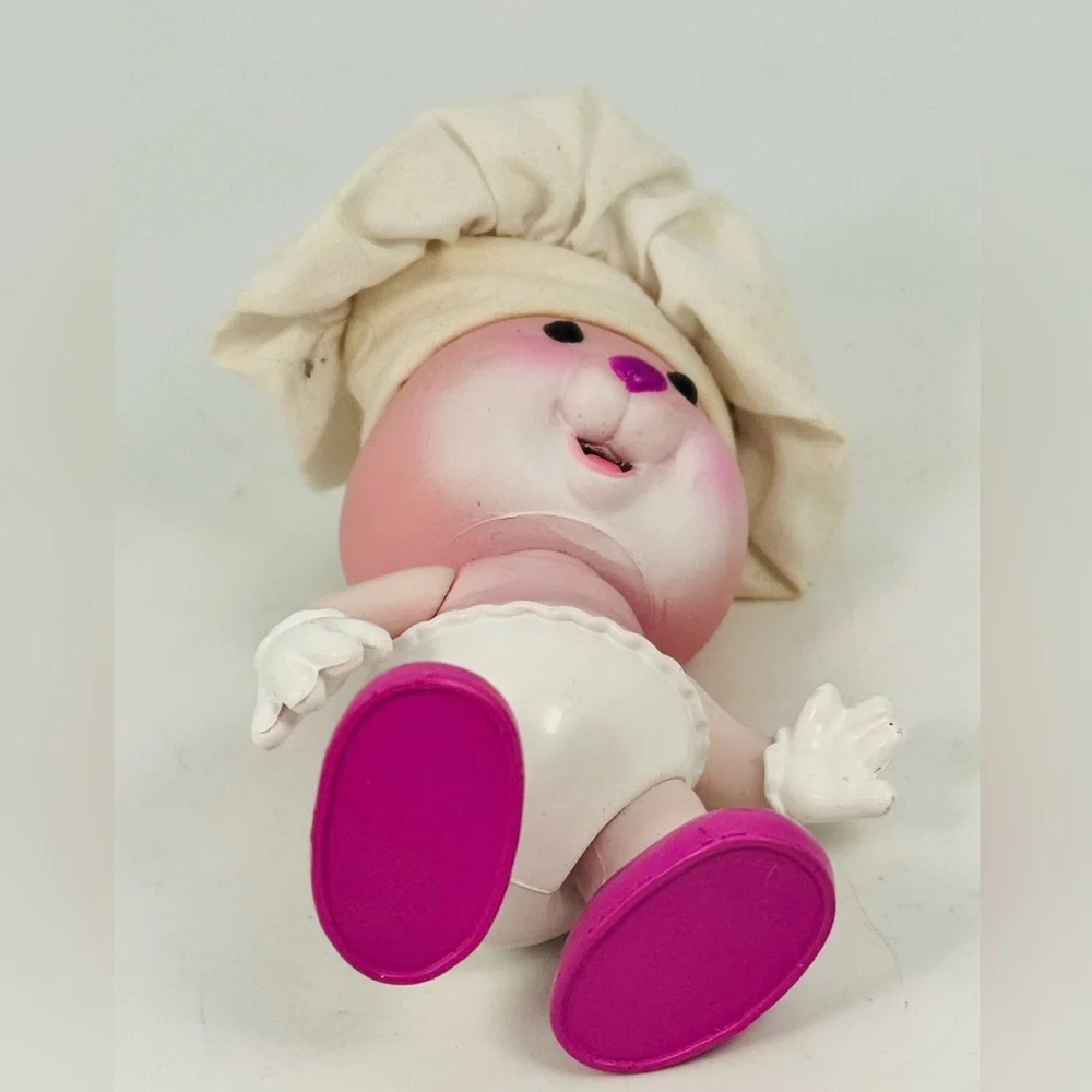 1 Kidsview Tea Bunnies Tea Party Sweet Azalea Vintage Pink Rabbit W Chef Hat